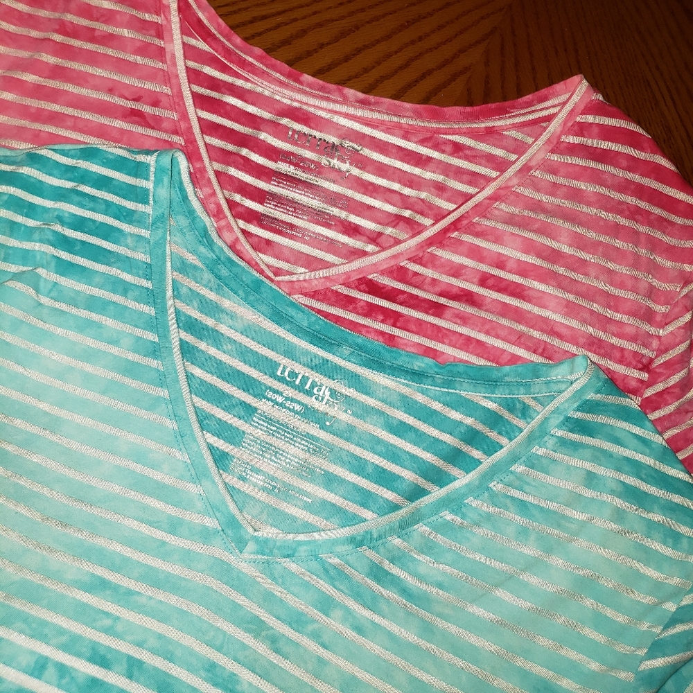 TERRA & SKY  2 Tees.  2x/3x